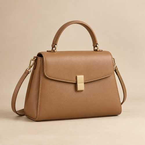 Sac à main Élise camel