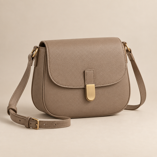 Sac bandoulière Mila taupe