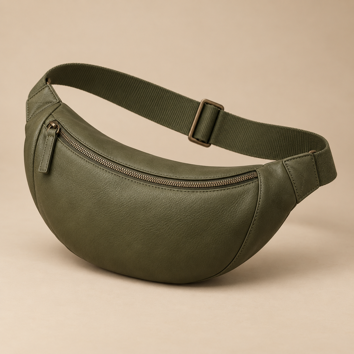 Sac banane Léo – Olive — visuel illustratif