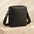 Sac bandoulière homme noir Eliott
