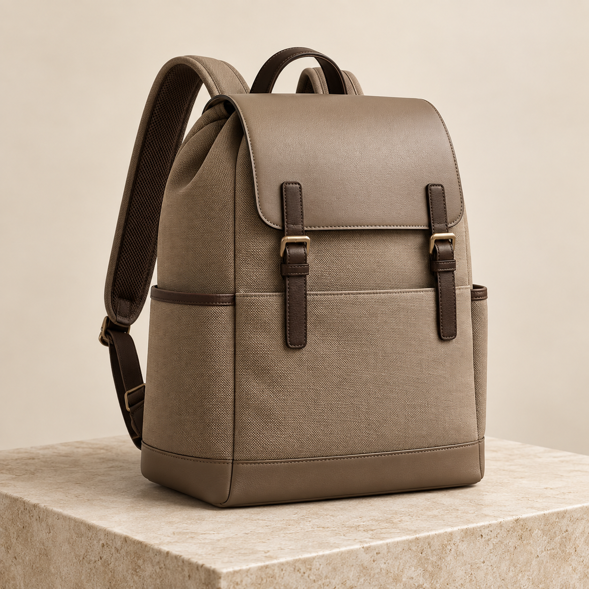 Sac à dos homme taupe Gabriel