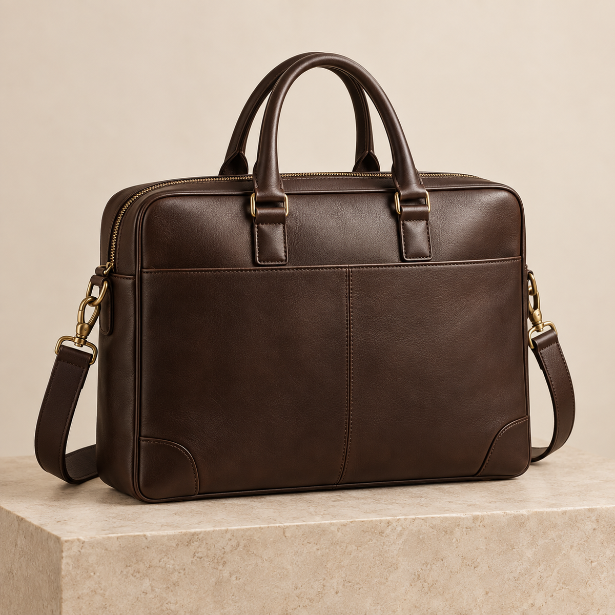 Sac business homme chocolat Nolan
